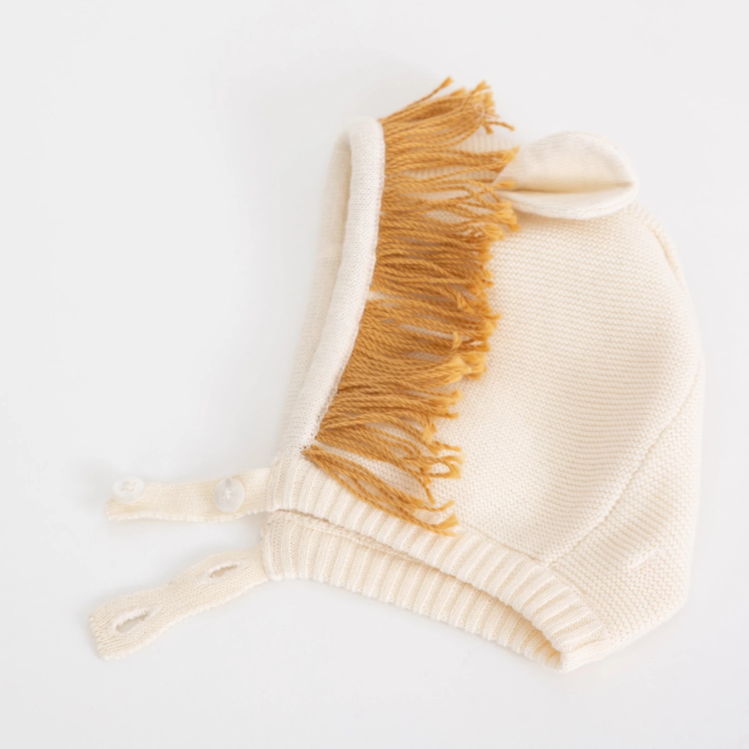 Meri-Meri Lion Baby Bonnet 2 Meri-Meri Lion Baby Bonnet - Image 2