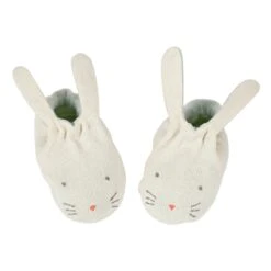 Meri-Meri Mint Bunny Baby Booties