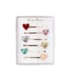 Meri-Meri Glitter Heart Hair Slides (x 6)