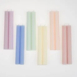 Meri-Meri Pastel Table Candles (x 12) -Party Supply Discount Store media ce1c99c6 b0f3 45c8 86bc f5dd3f11c5ff