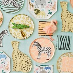 Meri-Meri Safari Animal Print Small Napkins (x 16) -Party Supply Discount Store media ce53c2f6 8b52 4397 82f5 66e73f0aec12