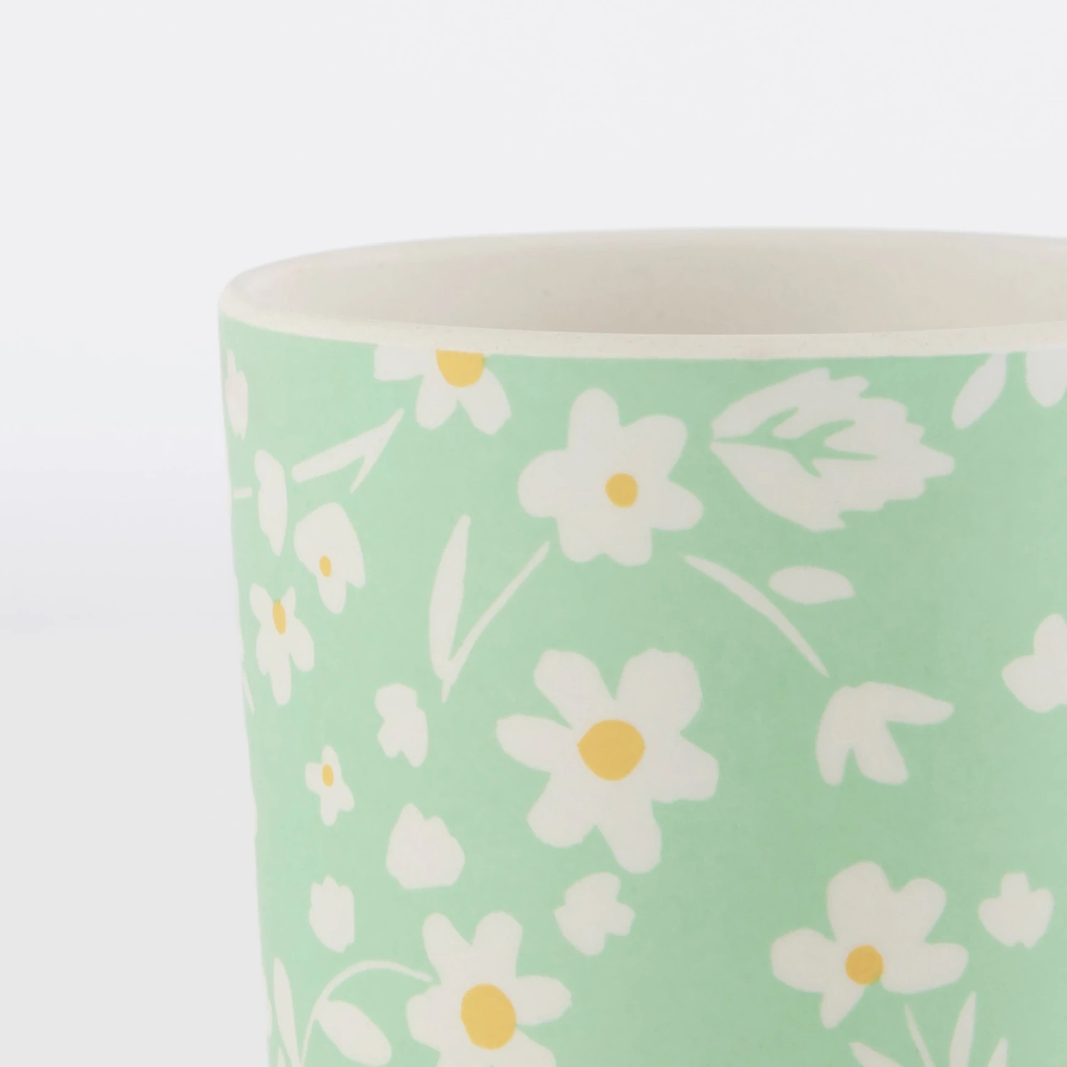 Meri-Meri Floral Reusable Bamboo Cups (x 6) 3 Meri-Meri Floral Reusable Bamboo Cups (x 6) - Image 3