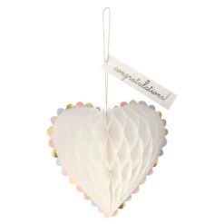 Meri-Meri Honeycomb Heart Wedding Card 7 Meri-Meri Honeycomb Heart Wedding Card -Party Supply Discount Store media d24f3908 985a 4654 82d4 802399709626