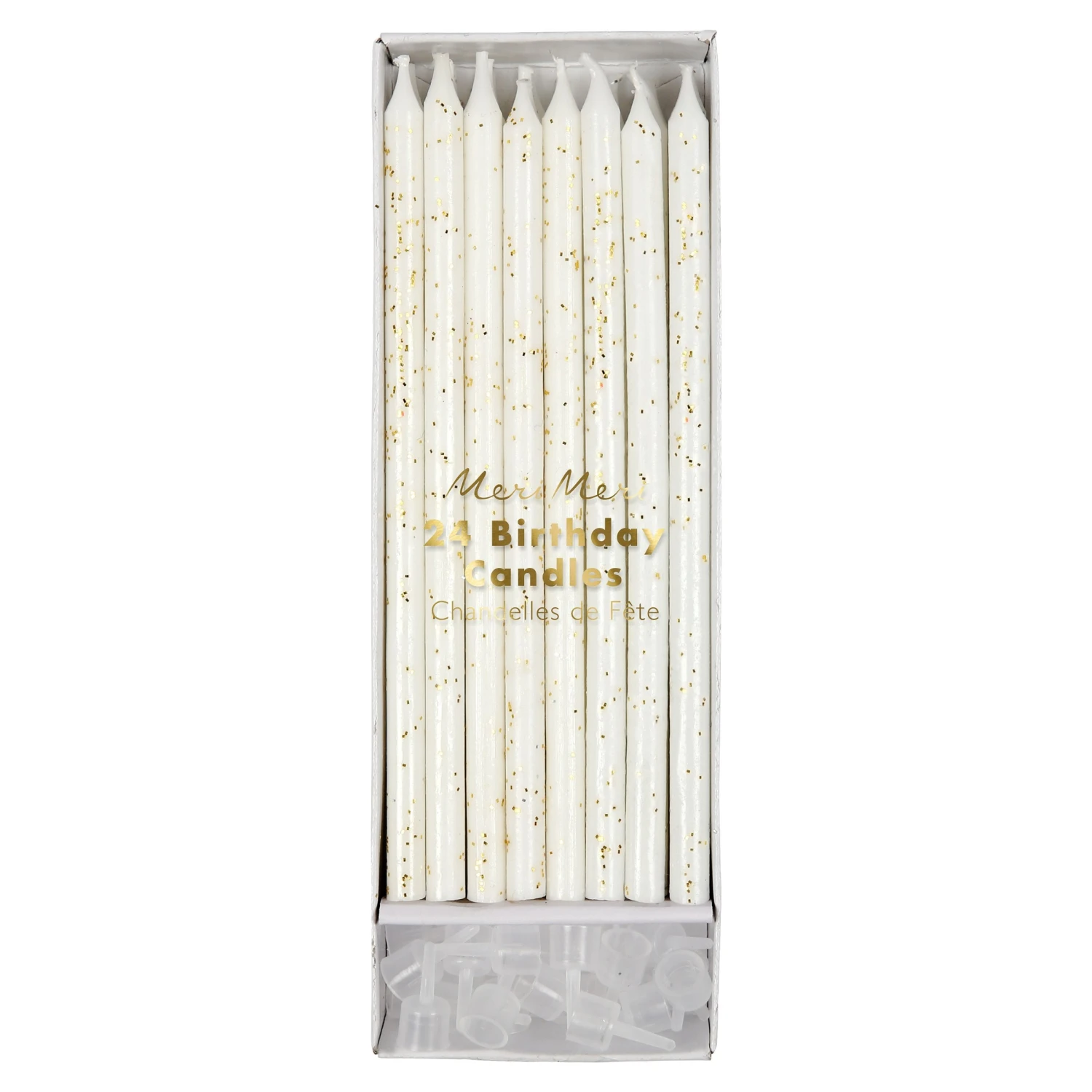 Meri-Meri Gold Glitter Candles (x 24) 1 Meri-Meri Gold Glitter Candles (x 24)