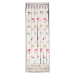 Meri-Meri Floral Pattern Candles (x 16)