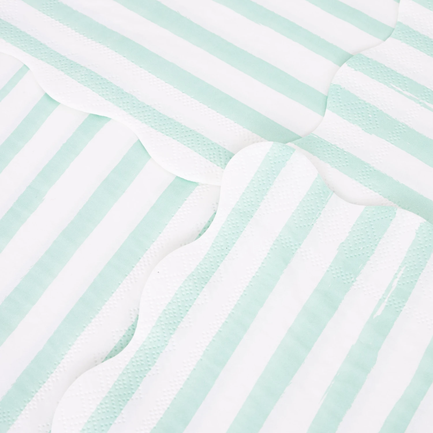 Meri-Meri Mint Stripe Large Napkins (x 16) 3 Meri-Meri Mint Stripe Large Napkins (x 16) - Image 3
