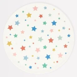 Meri-Meri Star Pattern Recycled Plastic Large Plates (x 6)