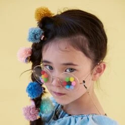 Meri-Meri Gingham & Big Pompom Hair Clips (x 6) -Party Supply Discount Store media da32ca30 487f 427f 8bf8 1e77f3c6ac7d