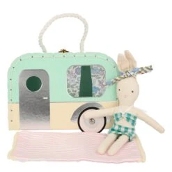 Meri-Meri Caravan Bunny Mini Suitcase Doll