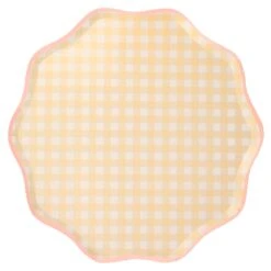 Meri-Meri Gingham Dinner Plates (x 12) -Party Supply Discount Store media dcef2171 e144 4e40 9a30 7f6aa05d2ca9