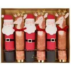 Meri-Meri Christmas Character Large Crackers (x 6)