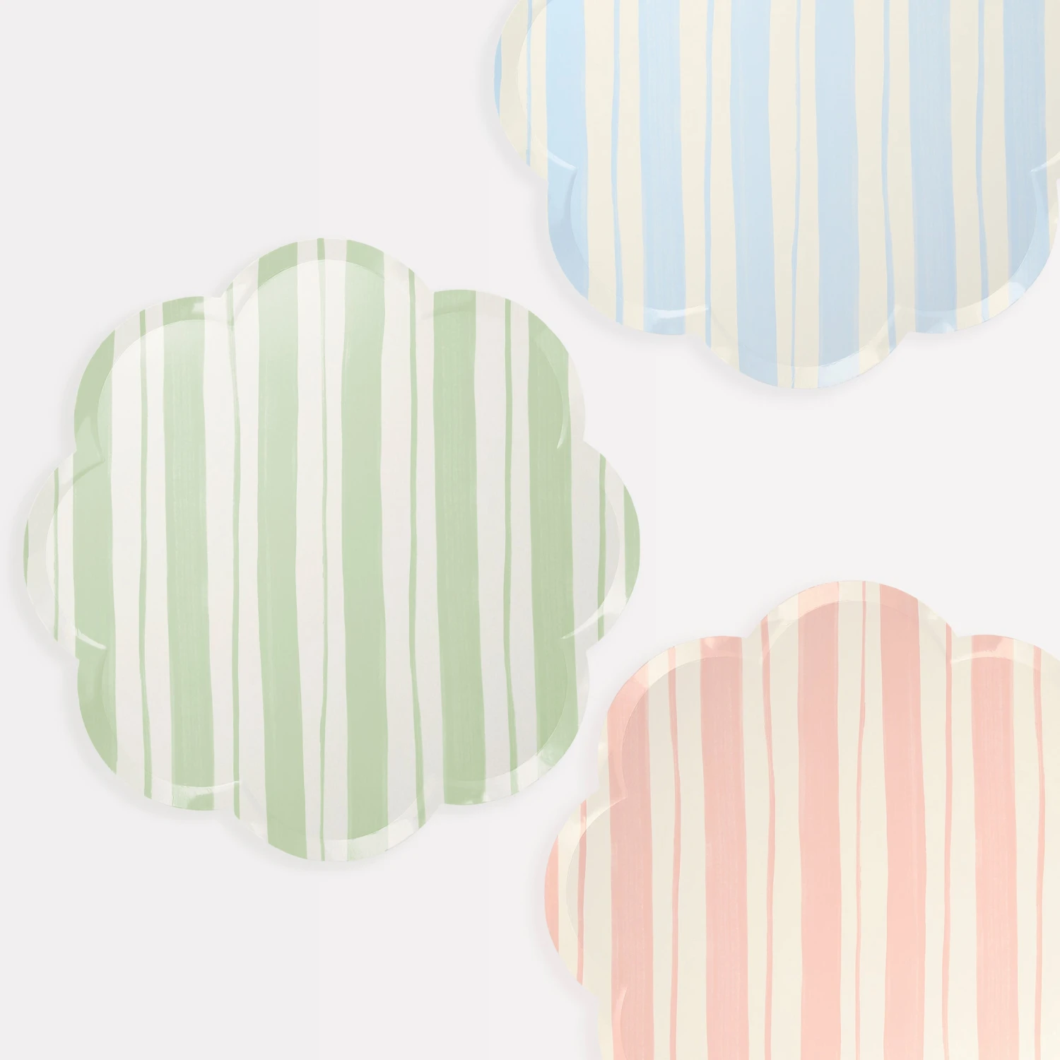 Meri-Meri Ticking Stripe Dinner Plates (x 8) 1 Meri-Meri Ticking Stripe Dinner Plates (x 8)