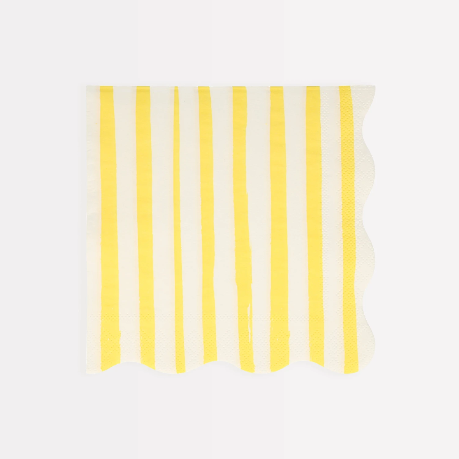 Meri-Meri Yellow Stripe Large Napkins (x 16) 1 Meri-Meri Yellow Stripe Large Napkins (x 16)