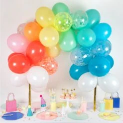 Meri-Meri Rainbow Balloon Arch Kit (x 40 Balloons) -Party Supply Discount Store media e3ee6bcb fc66 4aae ba63 d29b741bec63