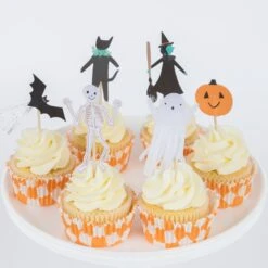 Meri-Meri Happy Halloween Cupcake Kit (x 24 Toppers) -Party Supply Discount Store media e6990025 2cc8 402a a930 db9b4f4917cf