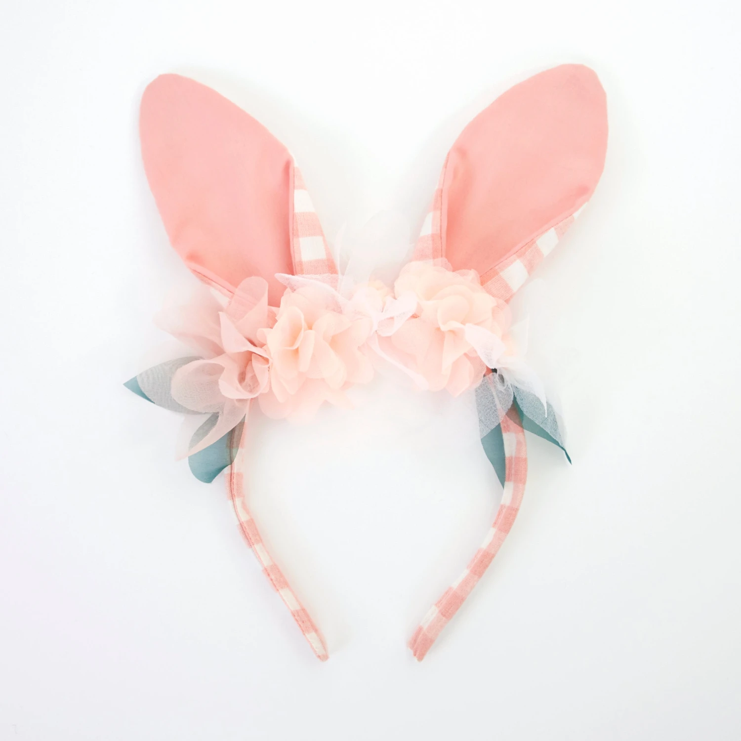 Meri-Meri Embellished Gingham Bunny Headband 1 Meri-Meri Embellished Gingham Bunny Headband