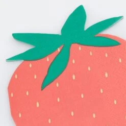 Meri-Meri Strawberry Napkins (x 16) -Party Supply Discount Store media eb36011d 5d06 4e95 aa3e 3eab45ee3fd9