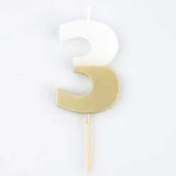 Meri-Meri Gold Dipped Number Candles 0-9 -Party Supply Discount Store media ec4e54c8 93ec 4390 ac3d 9353d8aaec7f