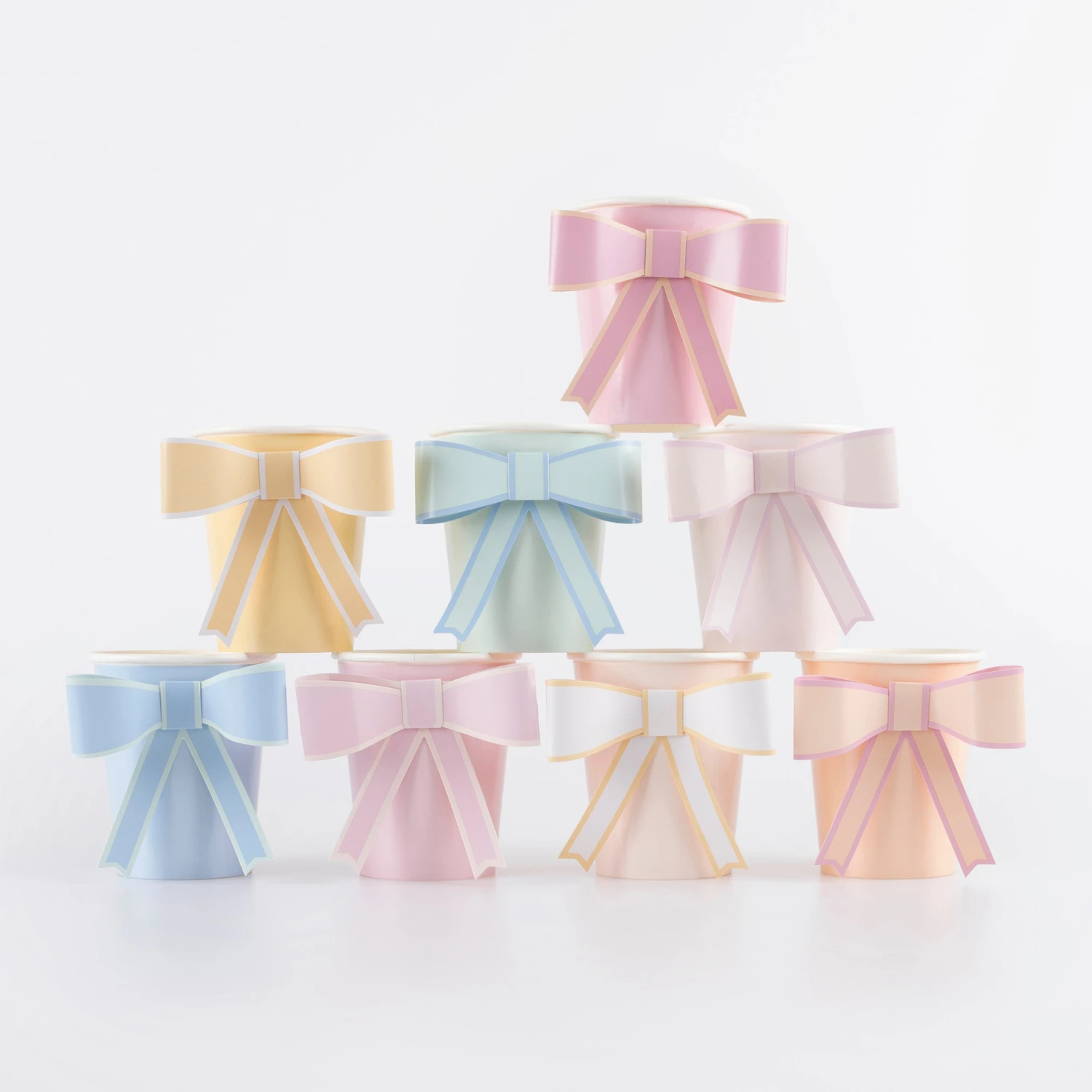 Meri-Meri Pastel Bow Cups (x 8) 1 Meri-Meri Pastel Bow Cups (x 8)