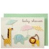 Meri-Meri Animals & Umbrellas Baby Card