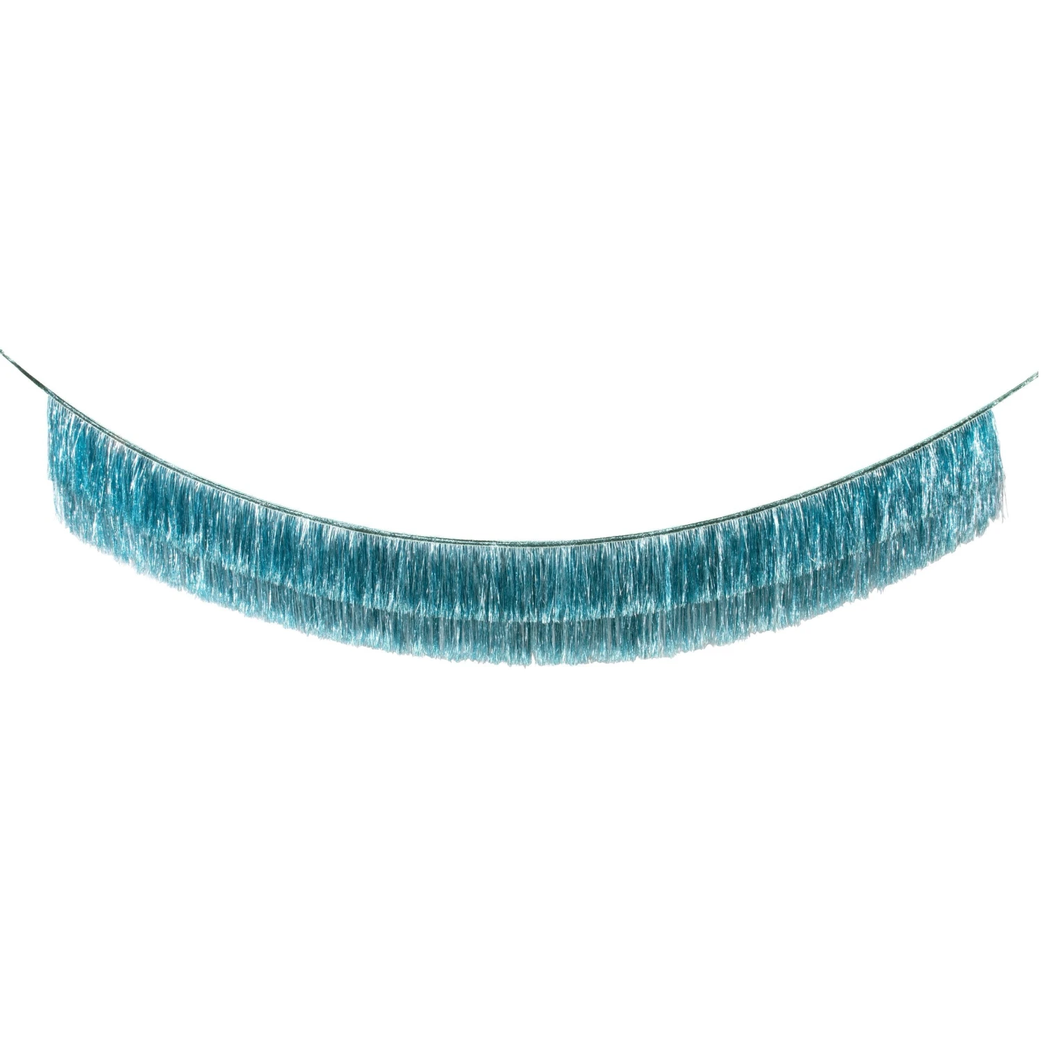Meri-Meri Blue Tinsel Fringe Garland 2 Meri-Meri Blue Tinsel Fringe Garland - Image 2