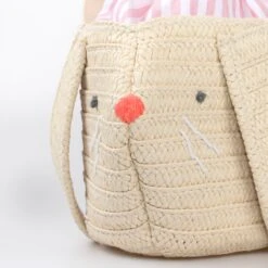 Meri-Meri Stripy Ear Bunny Basket Bag -Party Supply Discount Store media fa877565 a997 498e a3b9 ec539526cba0