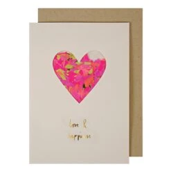 Meri-Meri Heart Confetti Shaker Anniversary Card