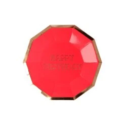 Meri-Meri Happy Birthday Small Plates (x 8) -Party Supply Discount Store media fdcb58c4 e103 44e2 b09a a7a81c275bf9
