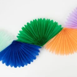 Meri-Meri Rainbow Honeycomb Fan Garland -Party Supply Discount Store media ffde76e5 1b23 4898 890c f3f09197ae43